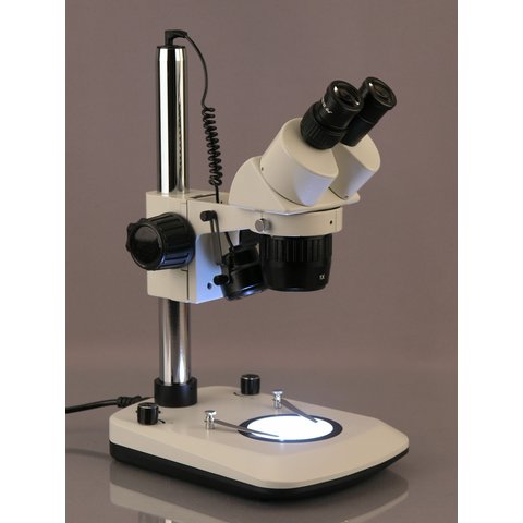 Бінокулярний стереомікроскоп AmScope SW-2B13-6WB-V331 зі світлодіодним підсвічуванням Прев'ю 3
