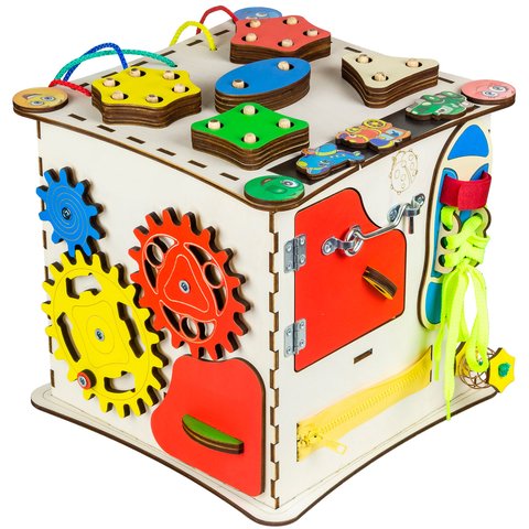 Бізіборд GoodPlay Кубик для розвитку (25×25×25) Прев'ю 3