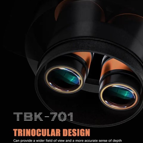 Микроскоп TBK 701, тринокулярный, 7-50X Превью 2