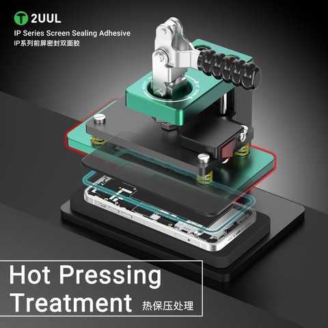Стикер дисплея 2UUL SA11P для Apple iPhone 11 Pro, iPhone X, iPhone XS, 5 шт., adhesive Превью 3