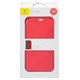 Case Baseus compatible with iPhone X, (red, matt, flip, silicone, plastic) #WIAPIPHX-TS09 Preview 1