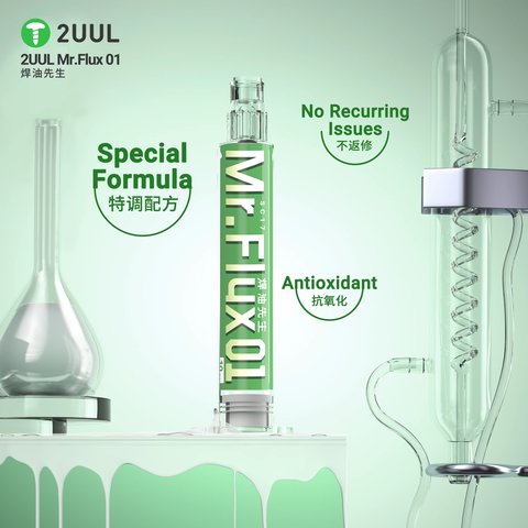 Flux Paste 2UUL SC17 Mr.Flux 01, (no require rinsing, halogen-free, 10 ml, (PCB)) Preview 2