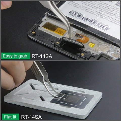 Pinzas para smd RELIFE RT-14SA, curvada Vista previa  3