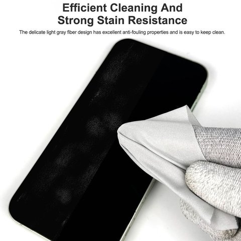 Microfiber Cloth RELIFE RL-045A, (for dust and fingerprints removing, 100 pcs., 100*100 mm) Preview 6