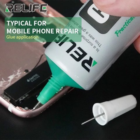 Sealant Glue RELIFE CP-0002, (for gluing back covers, for display frames, 15 ml, black) Preview 3