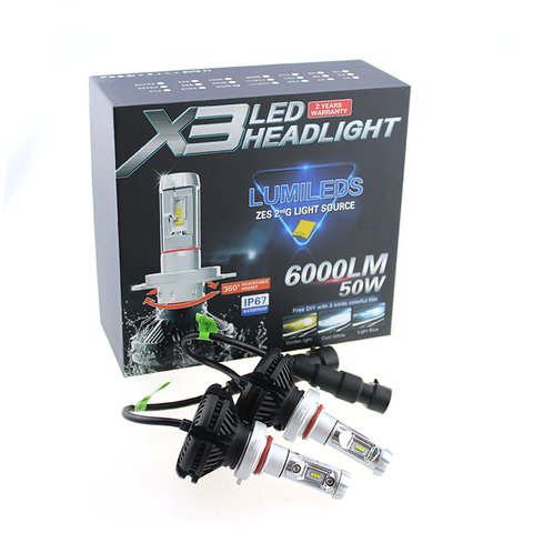 Juego de luces LED principales para coche UP-X3HL-9006W(HB4) (6000 lm) Vista previa  2