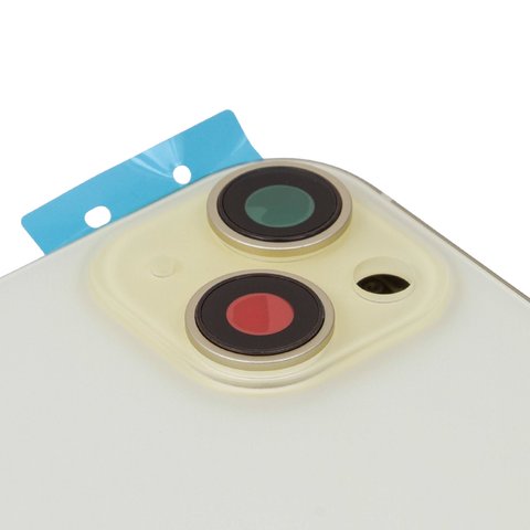 Carcasa puede usarse con iPhone 15 Plus, amarillo, con botones laterales,  con sujetador de tarjeta SIM, Original (PRC), EU version Vista previa  1