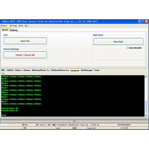 ATF/Cyclone/JAF/MXBOX HTI/UFS/Universal Box F-Bus/USB-кабель для Nokia 108 Превью 1