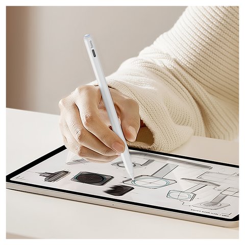 Стилус Hoco GM107, активный, белый, #6931474793942 Превью 1