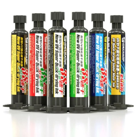 Паяльна маска Mechanic SU3, чорна, 10 мл, ультрафіолетова Прев'ю 2