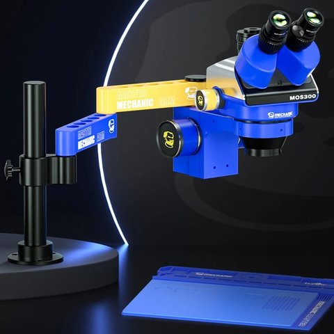 Микроскоп Mechanic MOS300-M3, тринокулярный, 6X-45X Превью 1