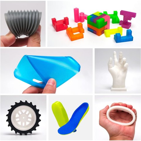 Філамент для 3D-принтера eSUN TPU-95A Translucent Orange, 1 кг Прев'ю 3