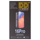 Дисплей для iPhone 16 Pro, чорний, з рамкою, High Copy, без мікросхеми, (OLED), DD-OLED soft, 120Hz Прев'ю 1