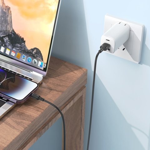 USB кабель Borofone BX113, USB тип-A, Lightning, 1 м, 2,4 А, чорний, #6941991115394 Прев'ю 3